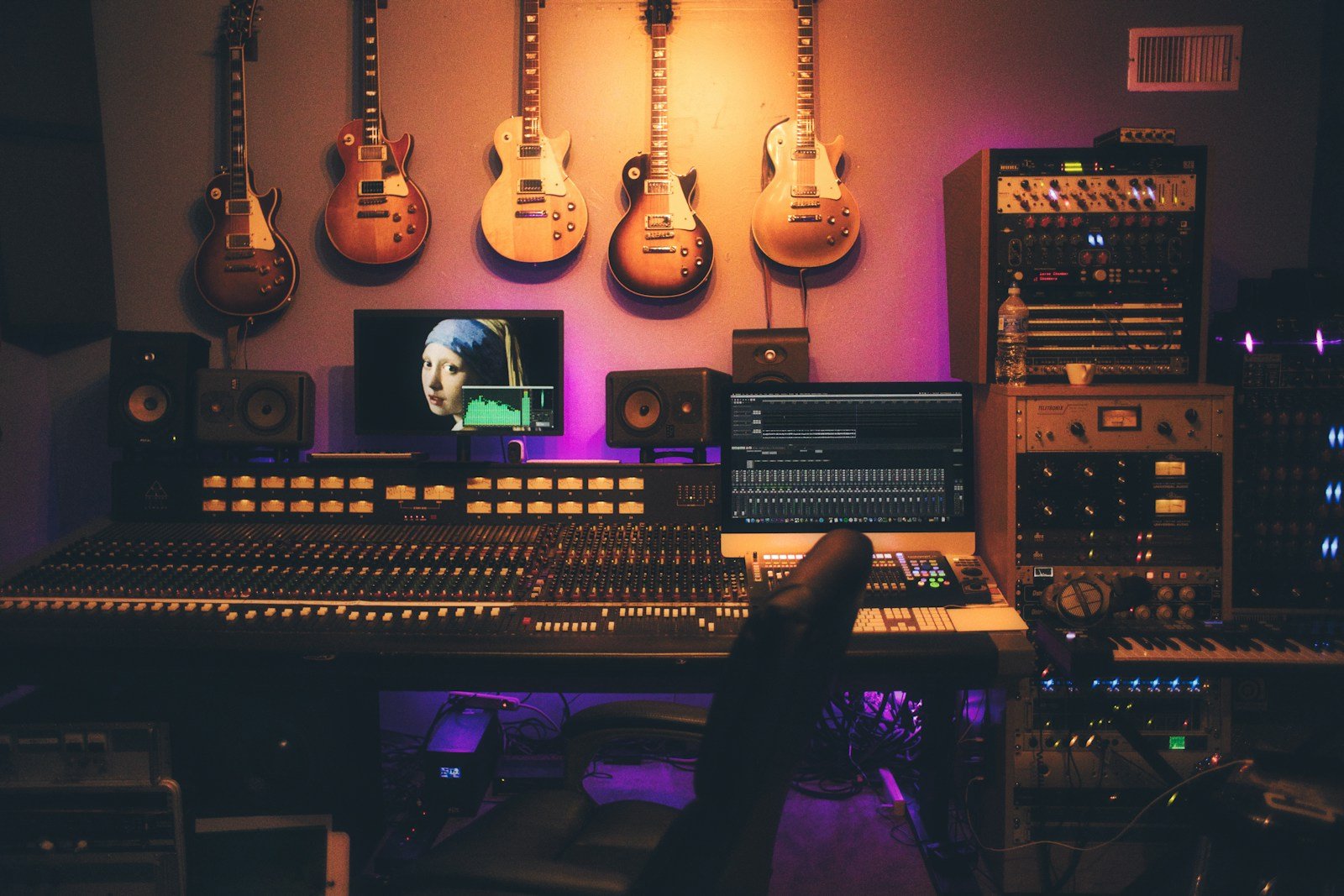 Recording studio equipment